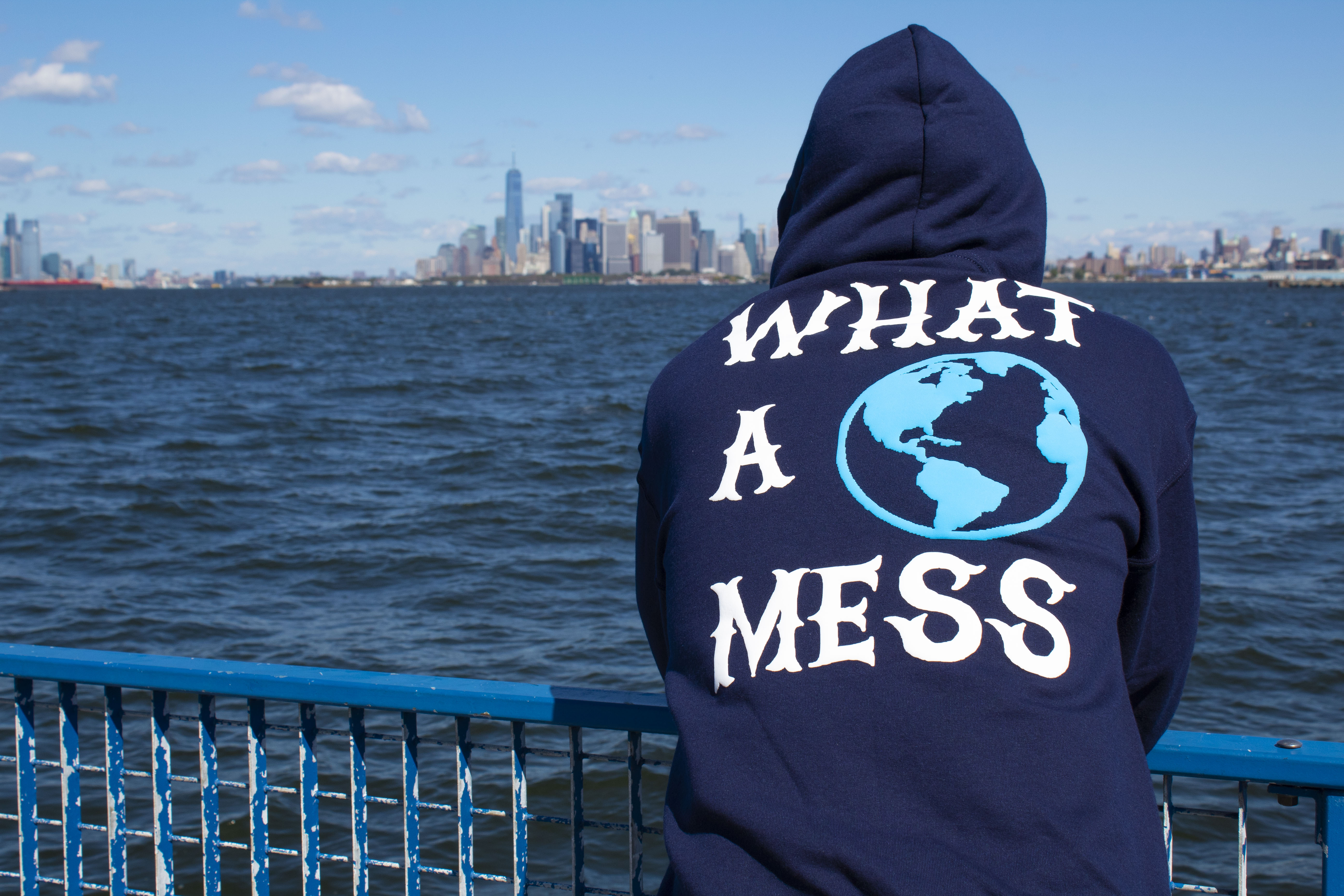 What A Mess Neet Freak Hoodie on Male Model
