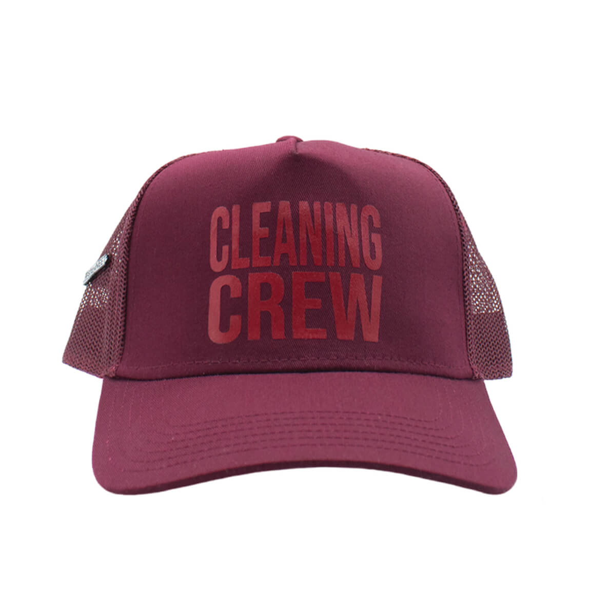 Men's Maroon Mesh Trucker Hat