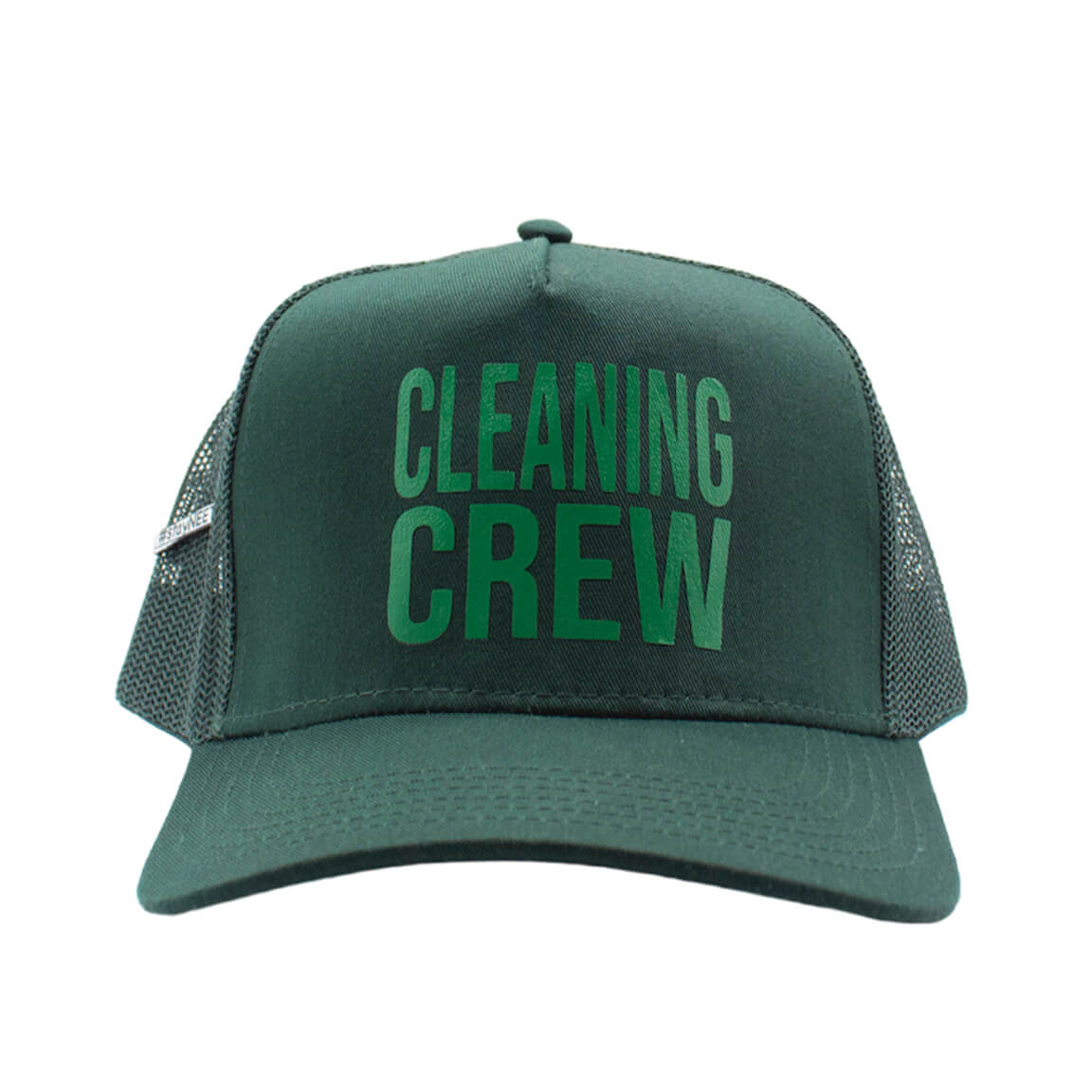 Men's Dark Green Mesh Trucker Hat