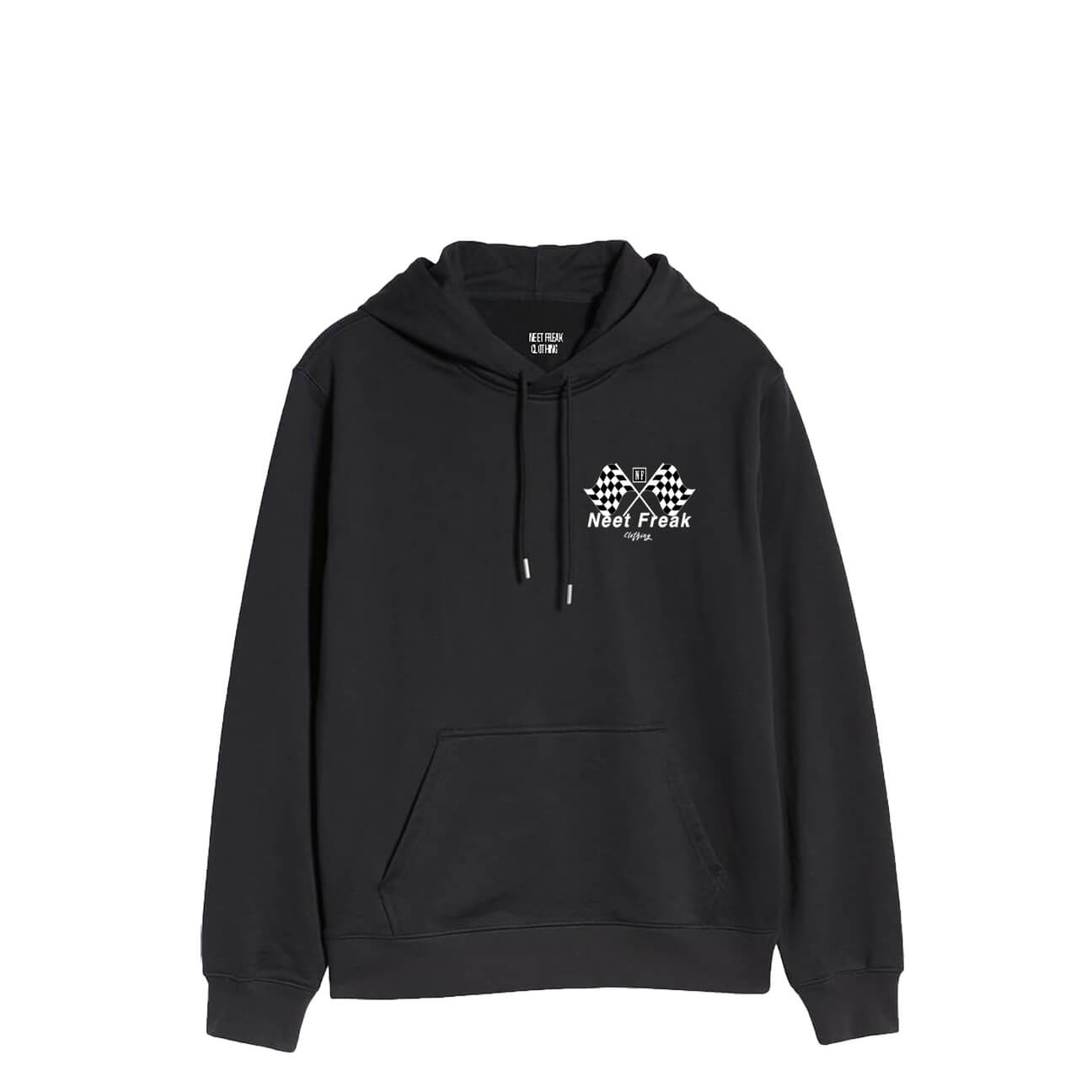 Black racing Neet Freak Hoodie for men
