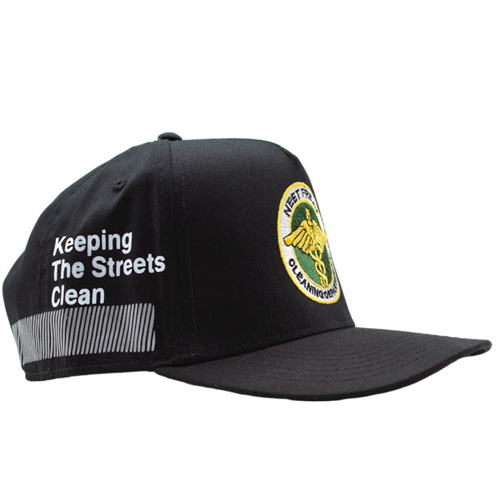 Black Trucker Hat with Snapback