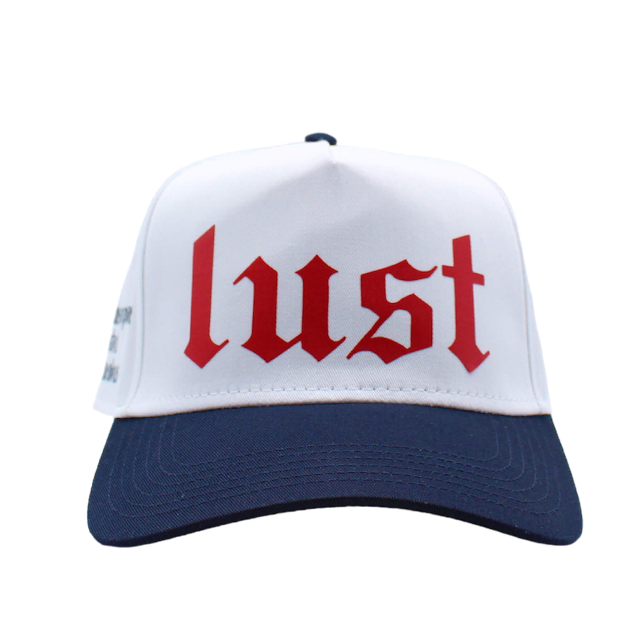 Men's Trucker Hat (Wht/Navy/Red)