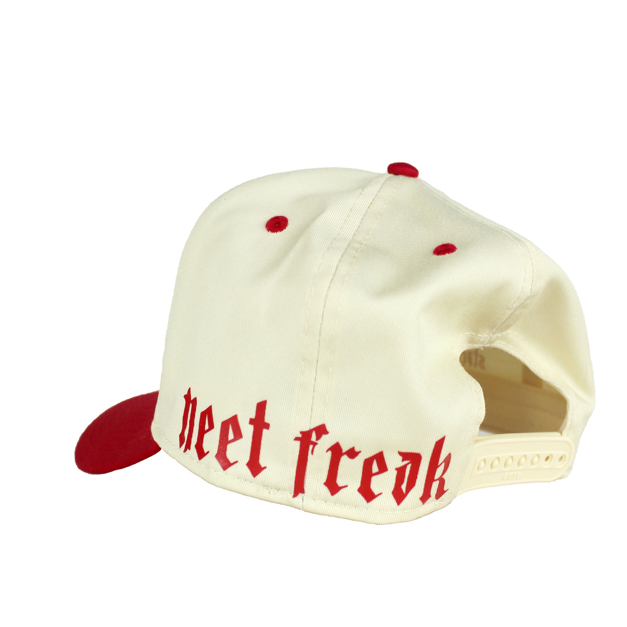 Red trucker hat. Red and White hat. Mens red hat. Snapback hat. - Neet Freak Clothing