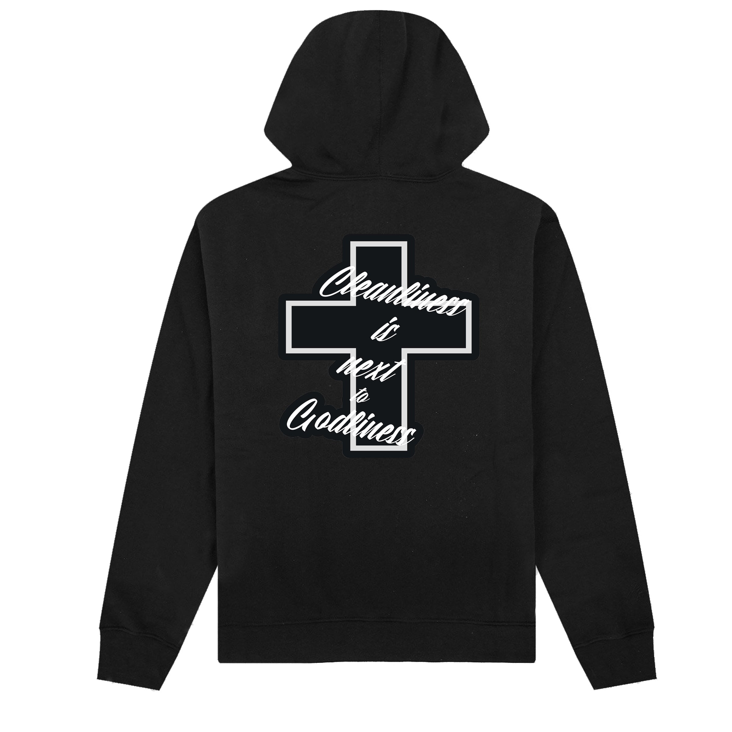 Black Cross Hoodie