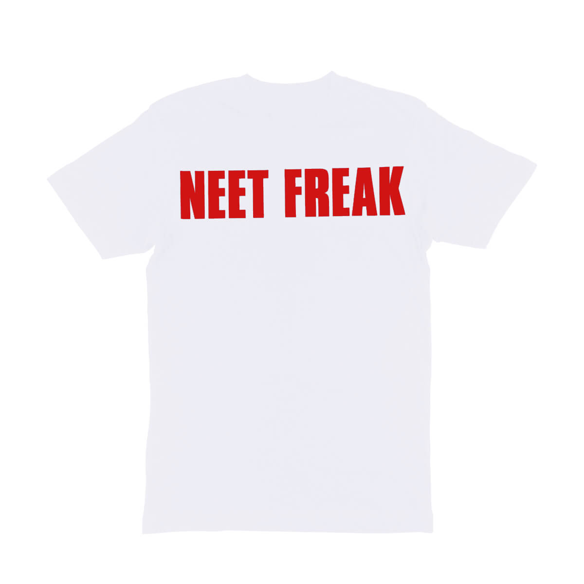 Men's T shirt White and Red