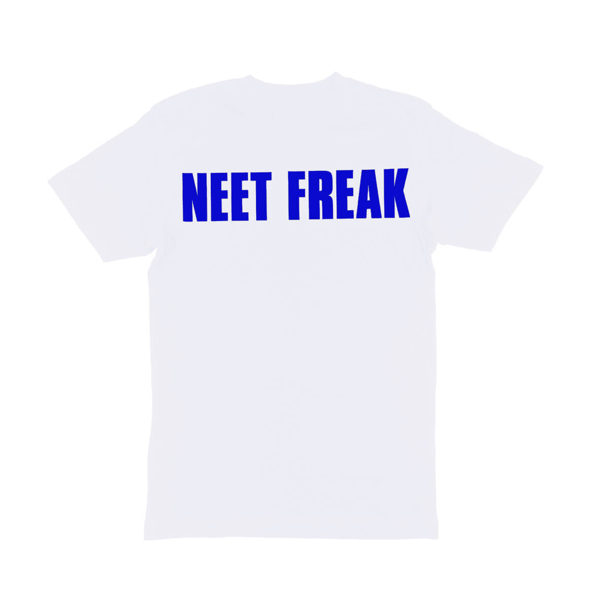 Men's T shirt White and Blue