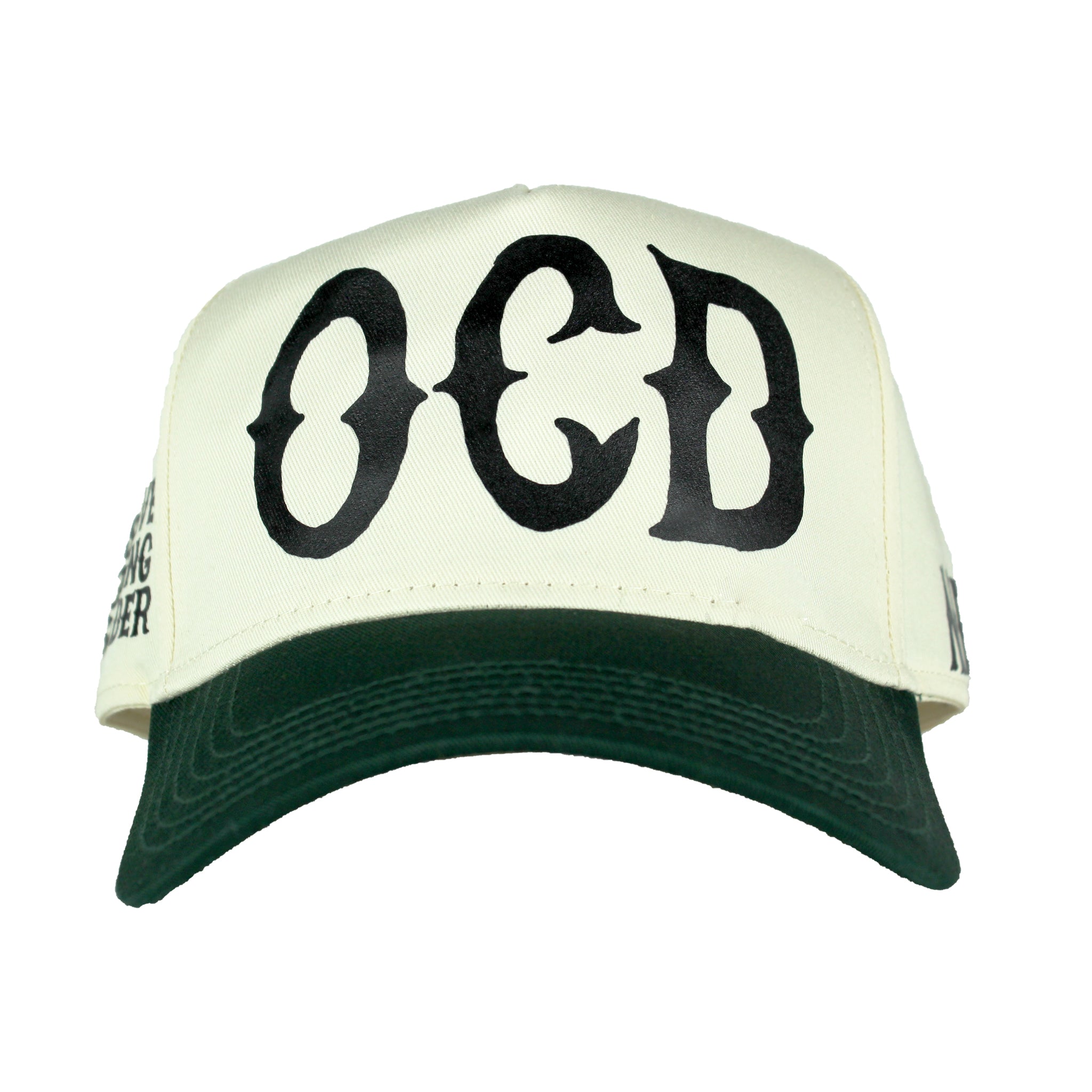 OCD Trucker Hat (Dark Green/Natural)