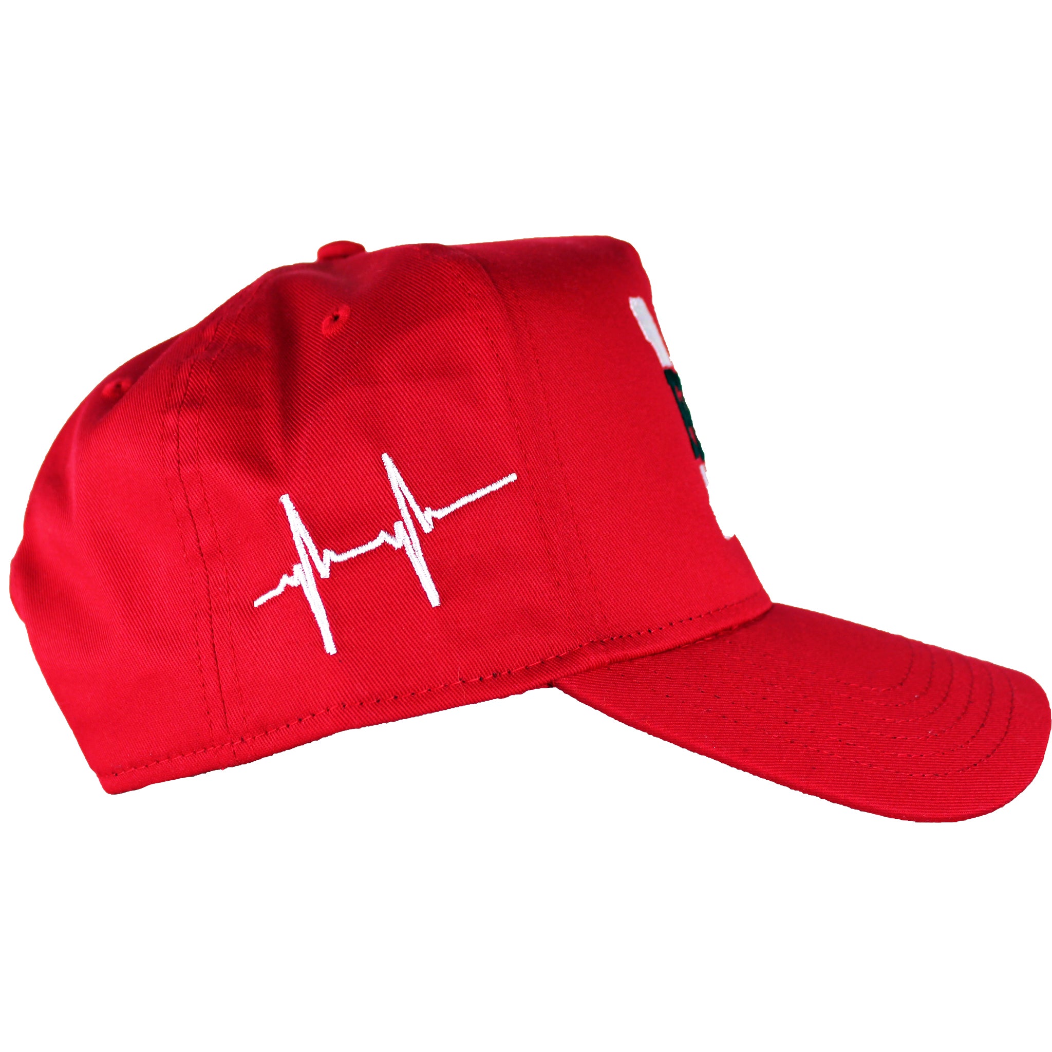 The Nucleus Trucker Hat Red & White